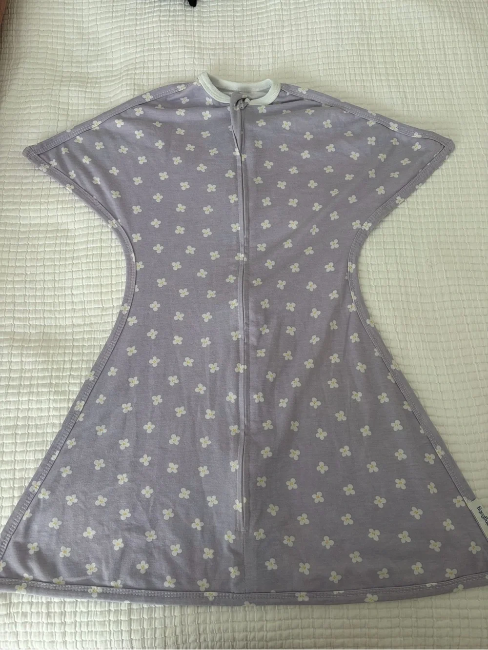 Lilac Floral Zip-Front Sleep Sack for Kids